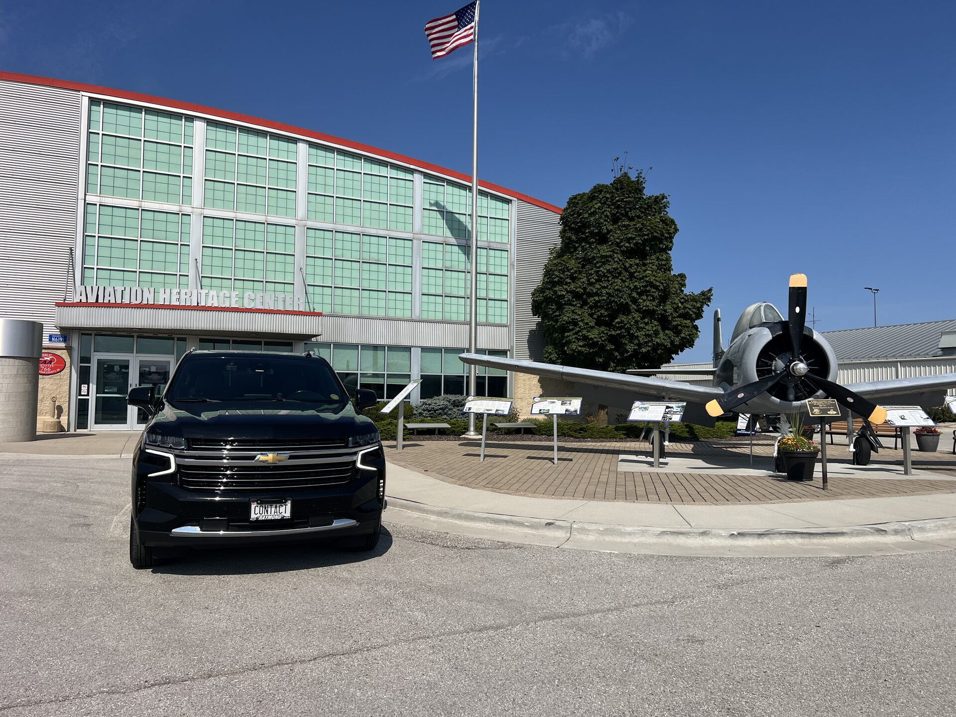 Contact Limo SUV at the Aviation Heritage Center — Sheboygan County airport service